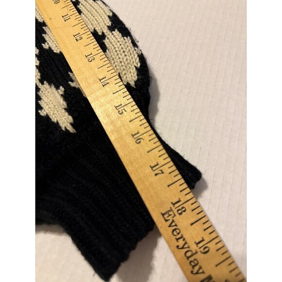 ZARA Oversized Embroidered Knit Sweater Size Large - Picture 11 of 12